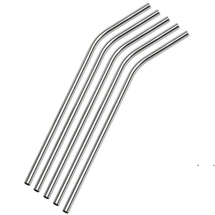 ZZE8289 Stainless Steel Reusable Straws Eco Friendly Metal Drinking