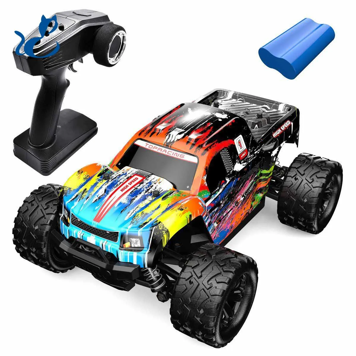 Carro de controle remoto elétrico / RC O3 Carros RC rápidos para adultos Cool Drifting Truck Trucks 4x4 Offroad Mecanismo diferencial à prova d'água Kid Christmas Boy Gifts 2-1 240315