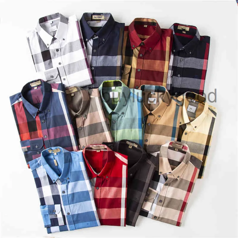 Brand Повседневная рубашка Мужская одежда Роскошная стройная шелка футболка с длинным рукавом Бизнес бренд бренды 17 цвет M-4