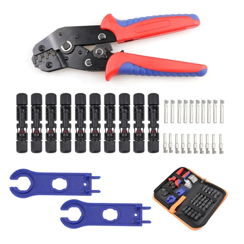 Crimping Twiers Set Terminal Eletrico Wire Clip Connector Electric Wiring Tools Crimper Tool Plier Solar Energi 2546B 211110