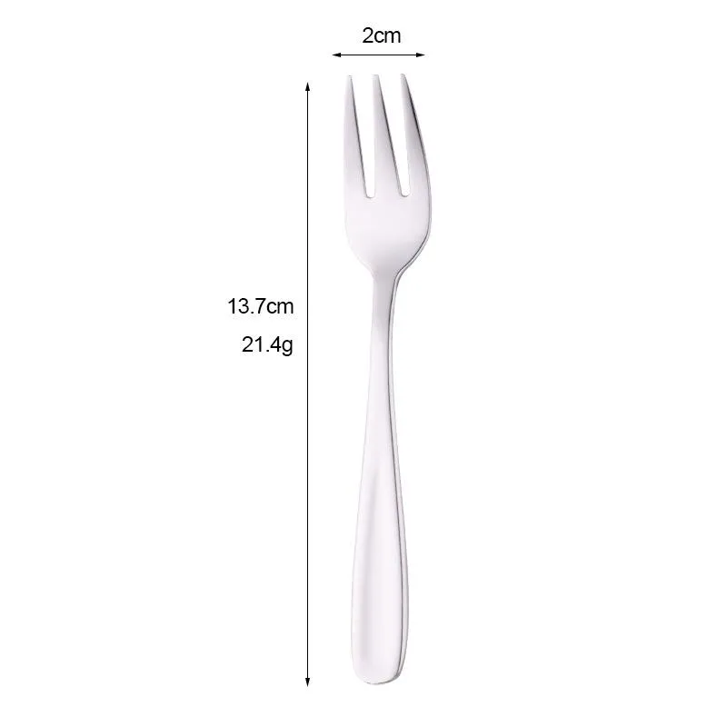 Stainless Steel Fork Color Fruit Dessert Forks Restaurant Western Tableware Creative Household Kitchen Tool Free DHL