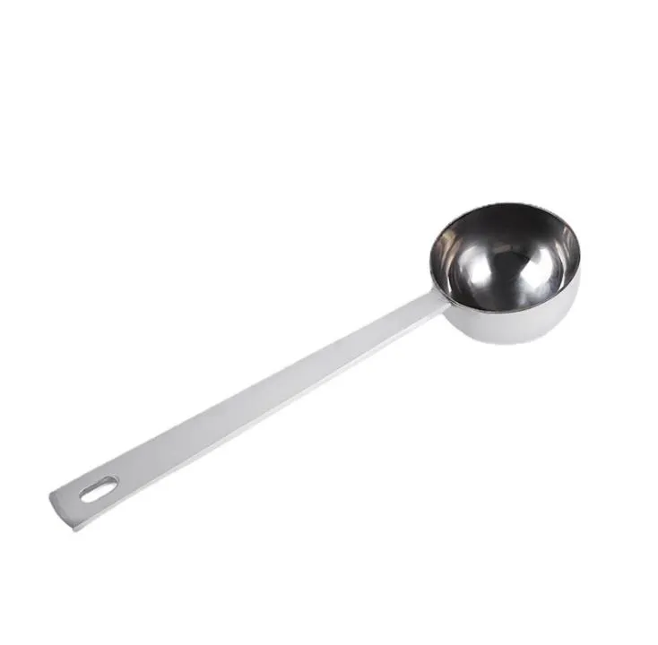 15ml Measuring Tools Scoop Stainless Steel Coffee Milk Powder Tea Leaves Self Spoon Kitchen Measuring Tool SN4321