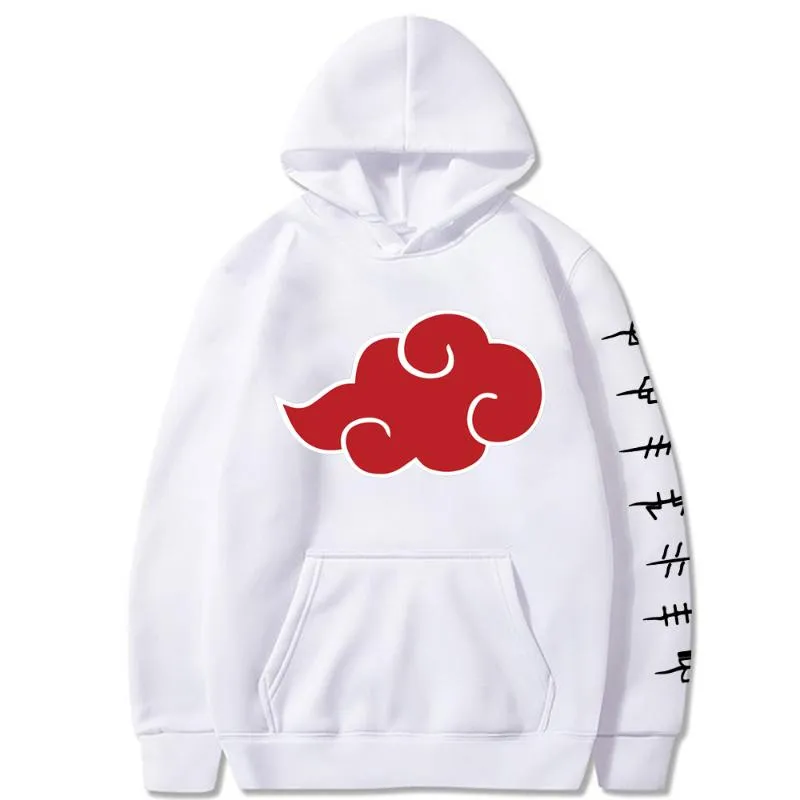 Compre Símbolos da nuvem Naruto Akatsuki Imprimir Hoodies Camisola