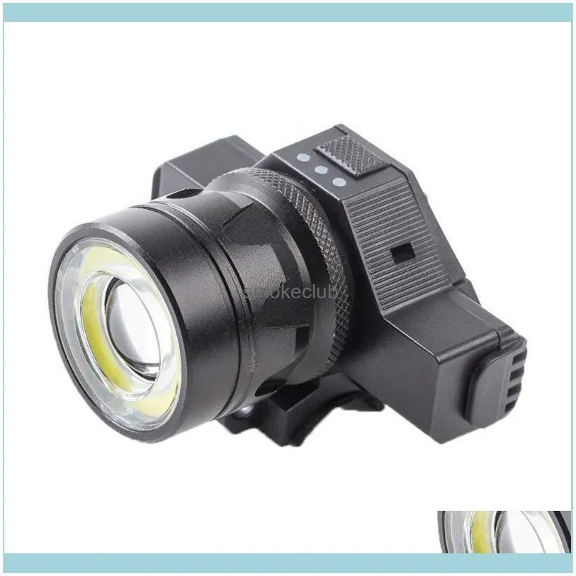 Bike Lights Usb Rechargeable Xpe Front Rear Led Bicycle Riding Lamp Waterproof Headlight Light Accessories#30