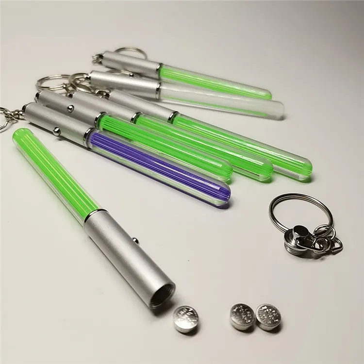 Mini lightsaber deals keychain