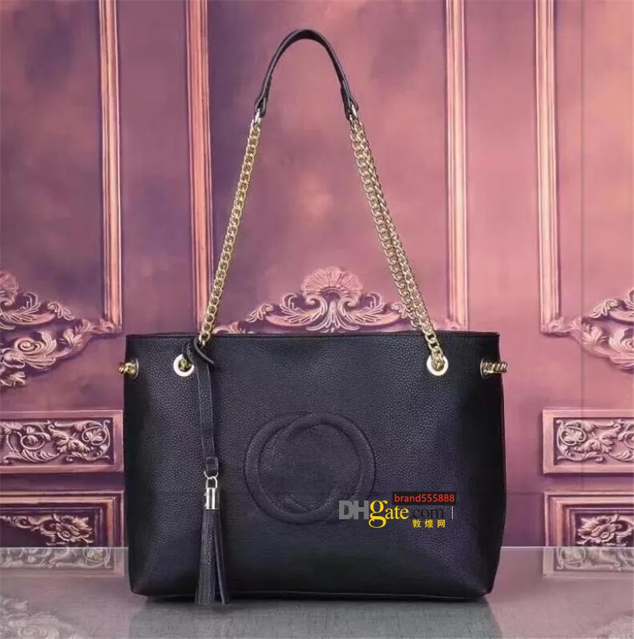 Fashion Handbags Purse Totes Large Capacity Ladies Simple Shopping Handbag PU Leather Shoulder Bags main The New