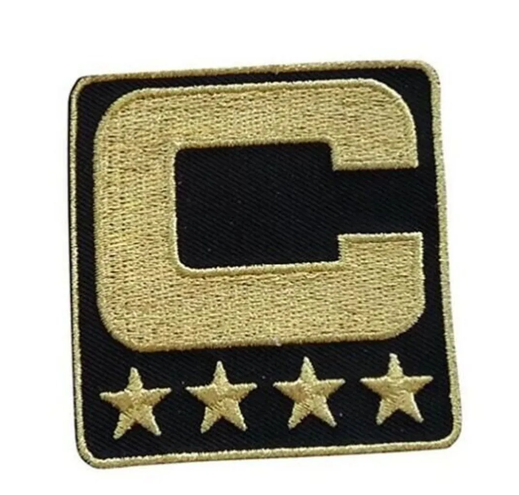 Iron on best sale captain patch hockey