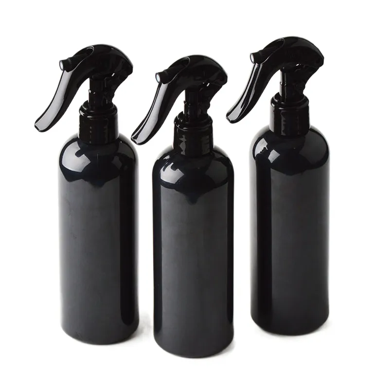 100ml 150 ml Zwarte fles met triggerspuitvulbare mistsprayfles voor het reinigen van wasmiddel Emulsie P219