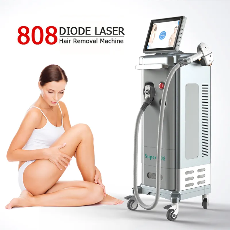Permanent hair removal laser machine 808nm Diode Lasers epilation treatment for face body