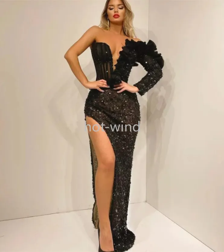 white christmas dresses Black Prom Dress – Naomi Corset Gown main image 0