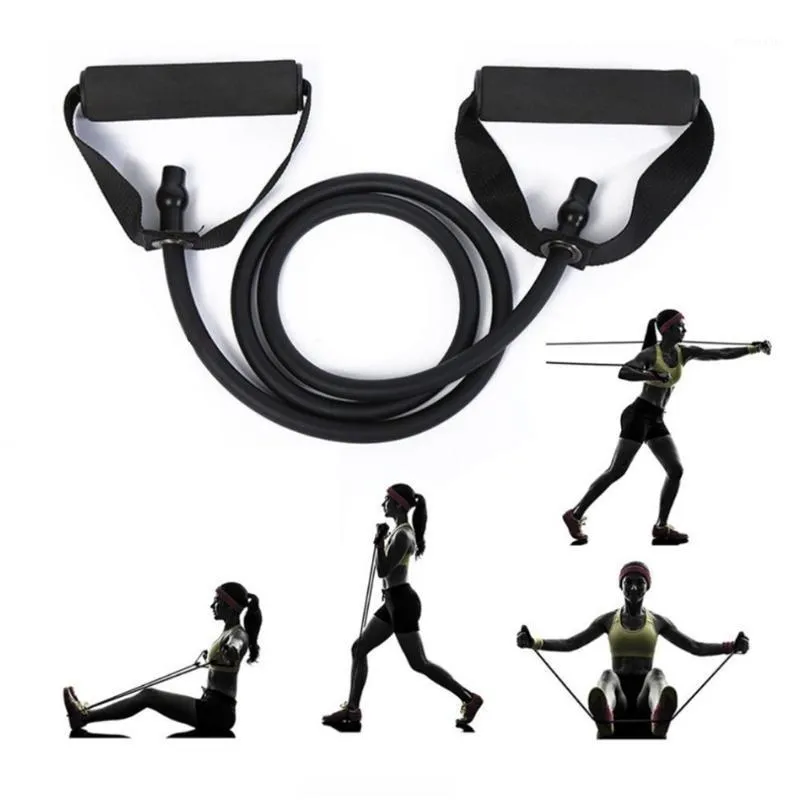 Fasce di resistenza 15lbs Yoga Pull Up Rope Tubi resistenti Braccia ButThigh Trainer Body Building Home Fitness Workout