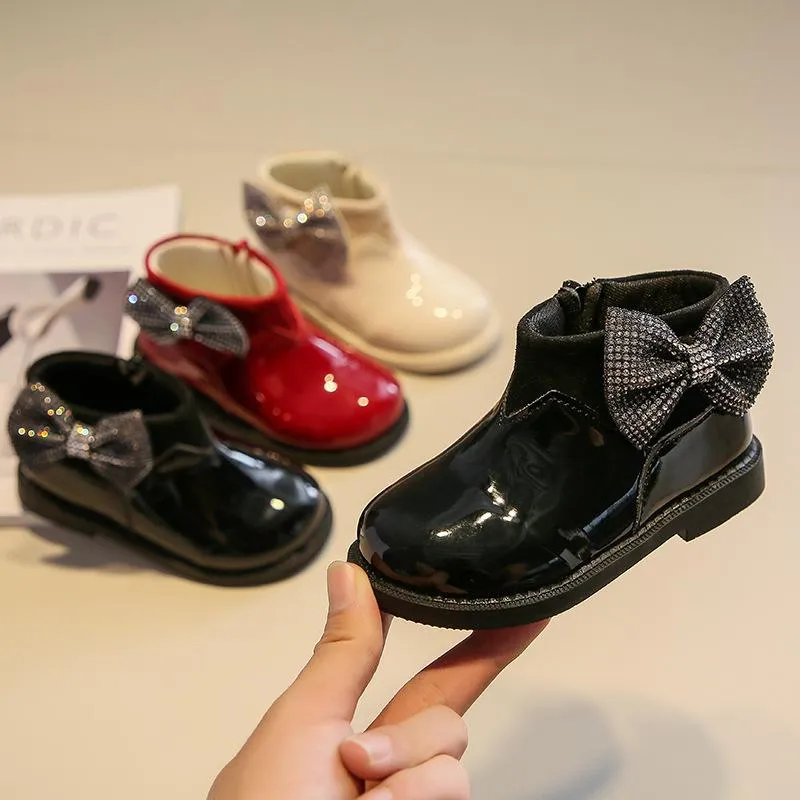 Baby girl store patent boots