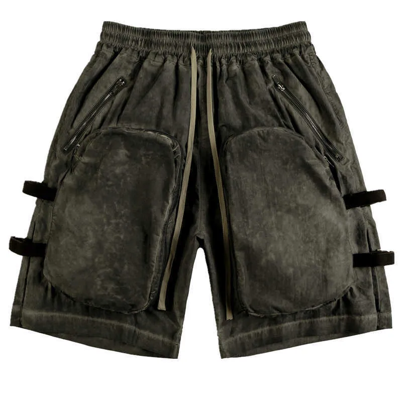 Shorts pour hommes Chaopai haute arcade style fermeture éclair multi-poches shorts amples vêtements de travail d'été pour hommes pantalons de sport de loisirs