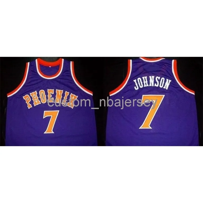 Homens Mulheres Jovens Kevin Johnson Road Classics Basketball Jersey Costume Nome personalizado Qualquer número