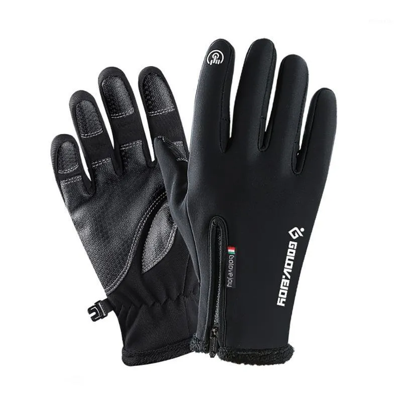 Winter Touchscreen Gloves Full Finger Windproof Waterproof Skin Friendly Outdoor Sports Cycling Sking Fishing Warm Equipment