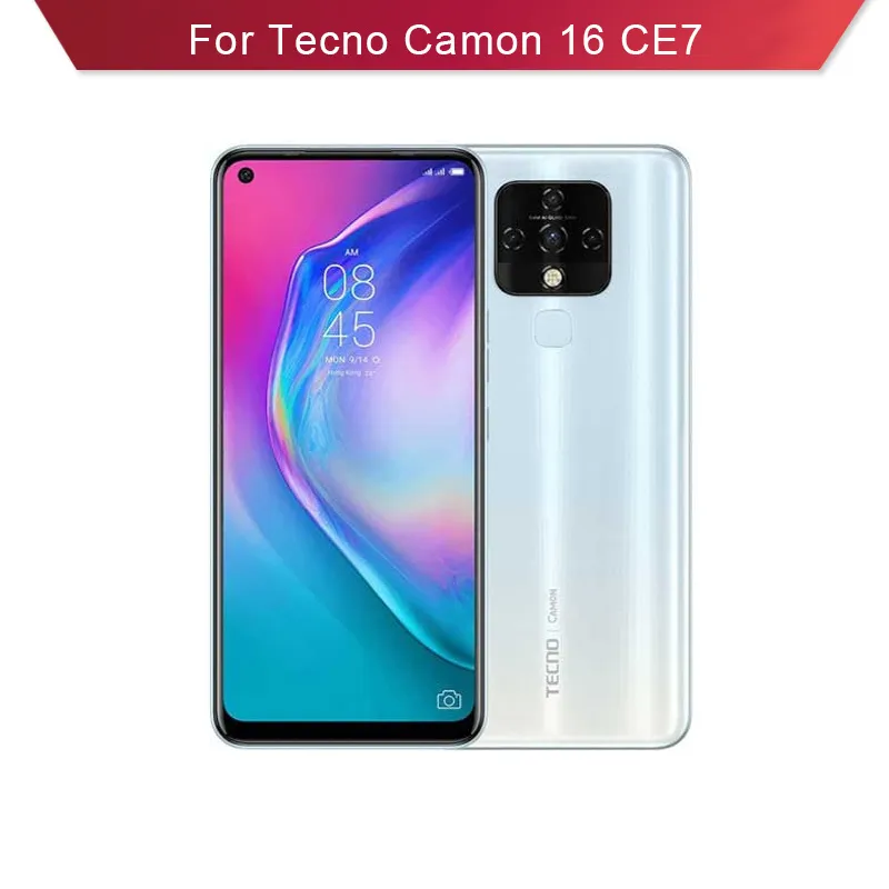 Para Tecno Camon 16 CE7 LCD Display Touch Painéis Complete telefone celular com substituição de digitador de montagem de tela