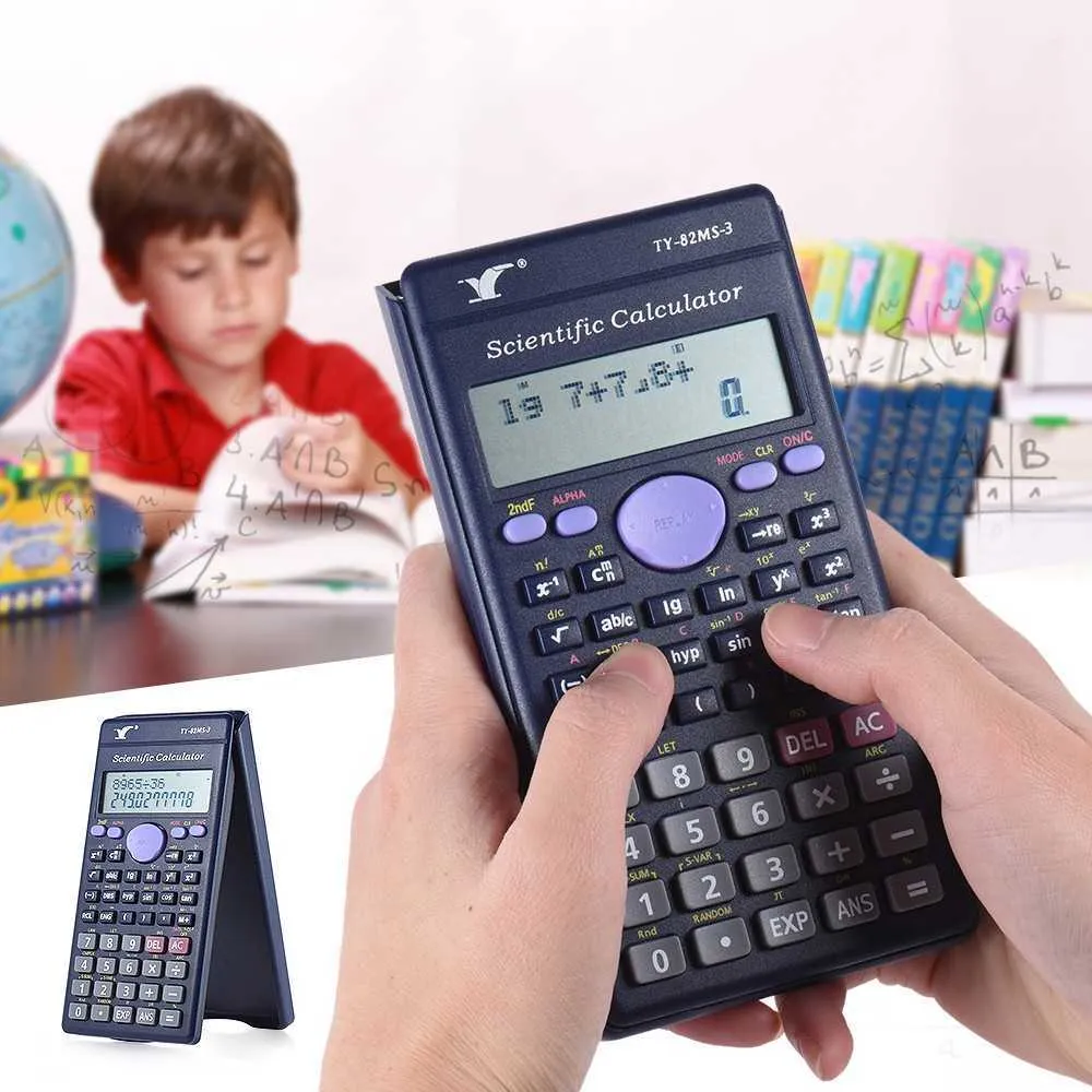 Mini calculadora de calculadora portátil calculadoras contábeis de LCD para escritório estudante do ensino médio SAT/AP Teste