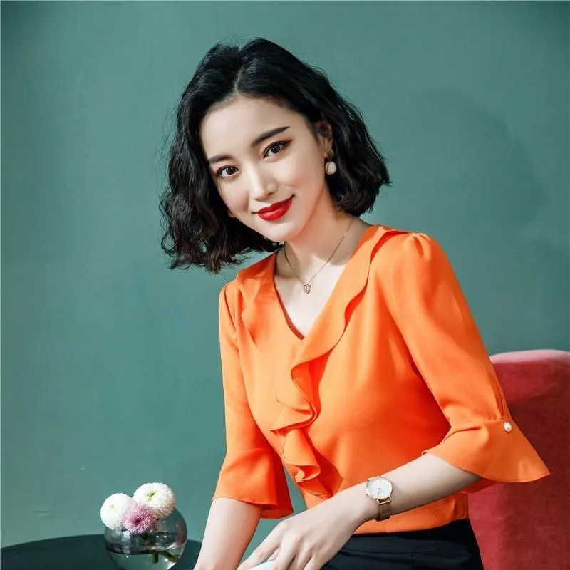 Orange fashion best sale shirts