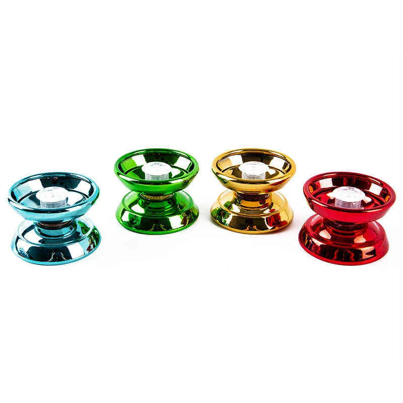 Magic Yoyo Responsive High-speed Aluminum Alloy Yo-yo Lathe with Spinning String for Boys Girls Children Kids G1125