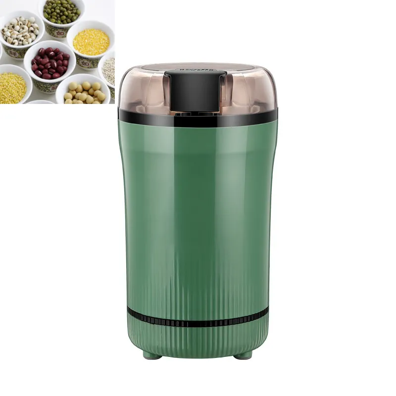 Hushållslitet Kaffe Torka Mat Grann Maskin Maskin Grain Mill Crusher Electric Automatic Pepper Salt Mill Spice Grinder