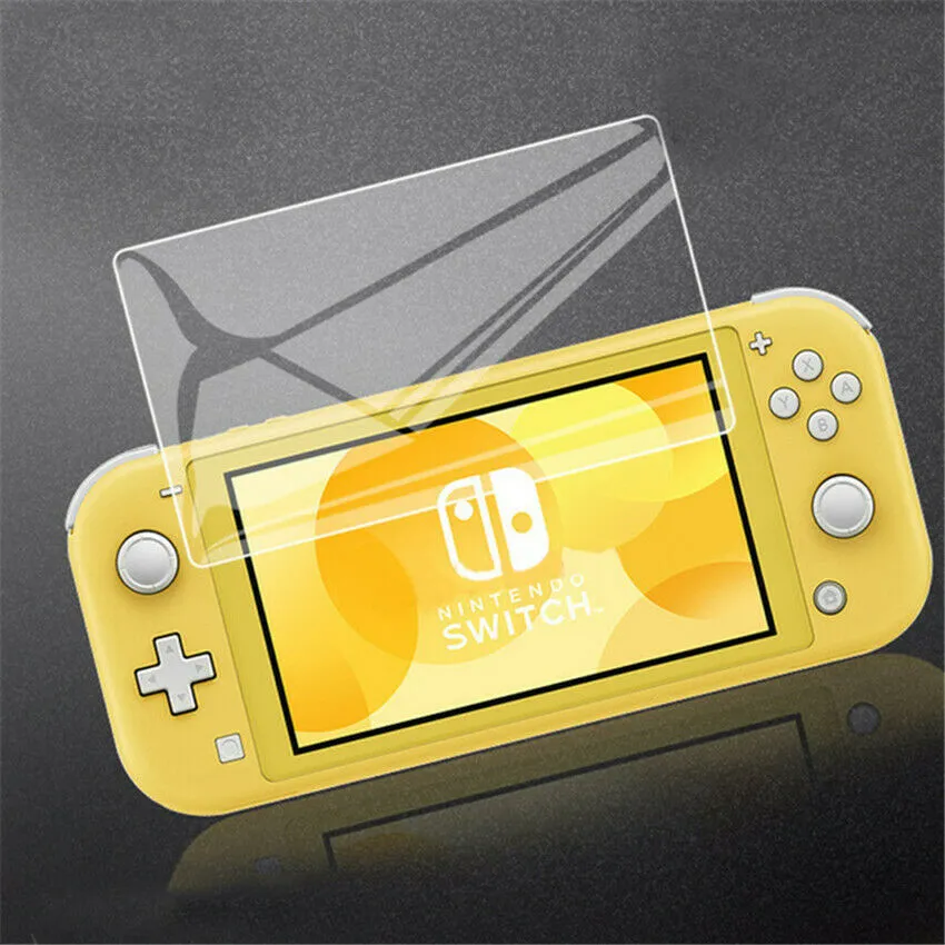 Film de protection d'écran en verre trempé 9H Ultra mince Premium HD clair anti-rayures pour Nintendo Switch Lite