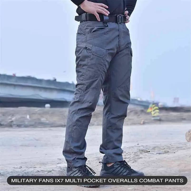 Outdoor Consul Tactical Pants City Secret Service Army Fans Multi Pocket Overalls Men's Combat Zipper 210715