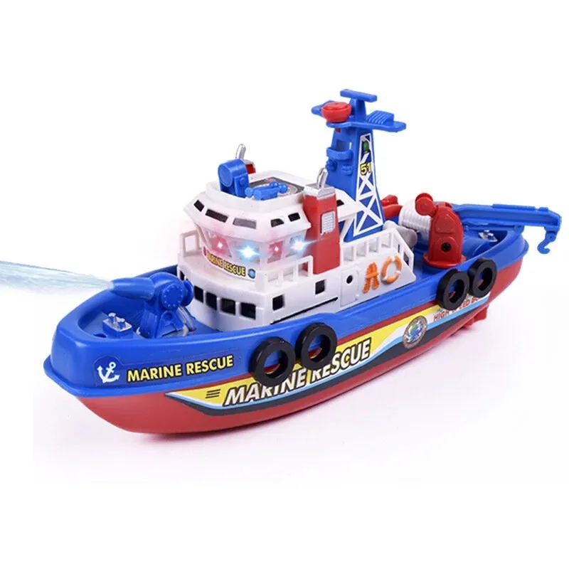Motorised boat toy top
