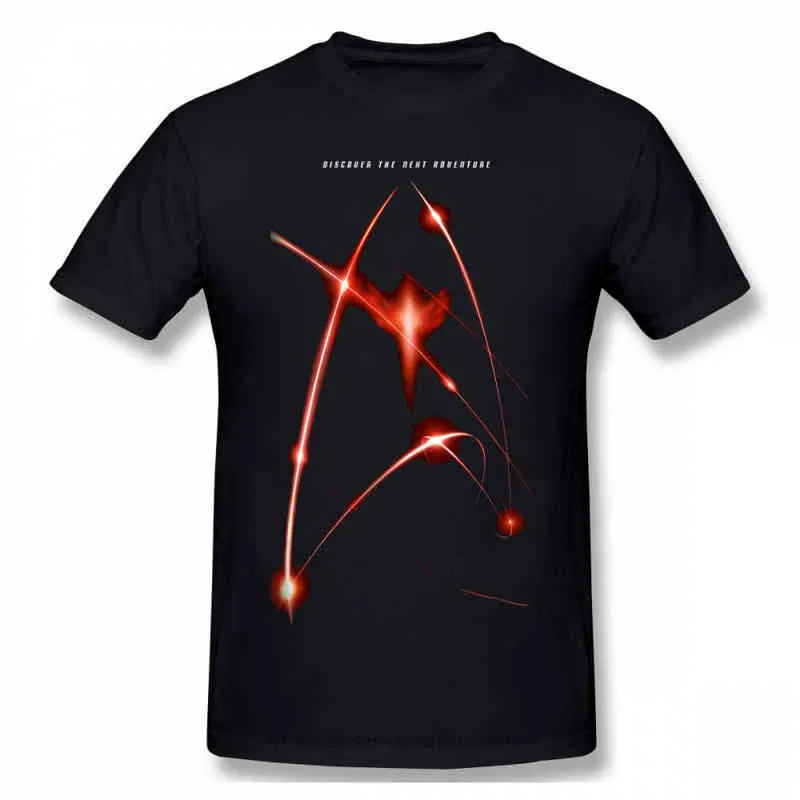 Männer Kleidung Star Trek Science FictionTV Serie Homme T-Shirt Discovery Staffel 2 Premier Poster Streetwear Kurzarm G0113