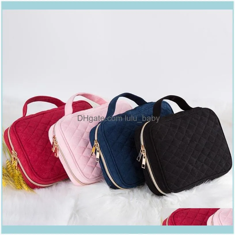 Portable Travel Jewelry Box Zipper Storage Bag Necklace Earrings Rings Bracelet Organizer Display Carrying Case Pouches, Bags