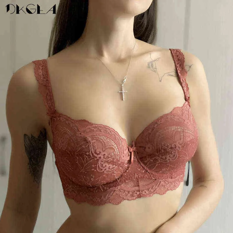 Bra Embroidery Pink, Woman Big Size Bra Pink, Pink Bra Women 40d