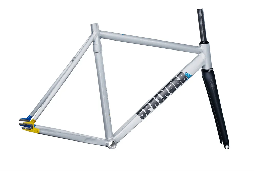 INTRO7 FS01 700c 6061T6 Aluminum Fixed Gear Frame Carbon, 56 OFF