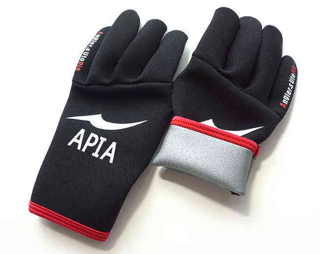 Japans APIA Winter Fishing Gloves Waterproof The Inner Coated Warm Three  Fingers Outdoor Sports Mens Gloves 211124 From 15,03 €