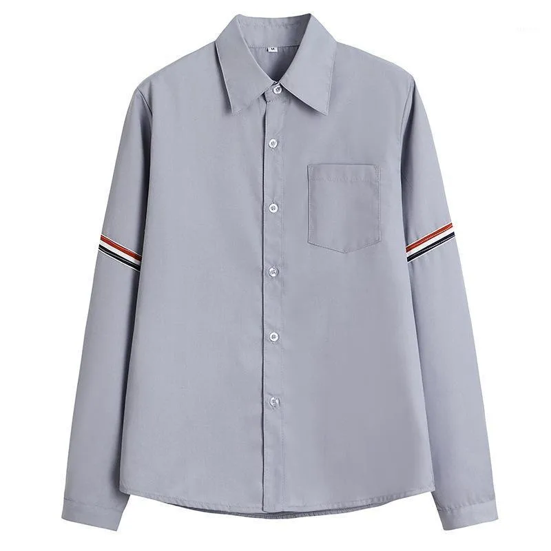 Mulheres JK Uniformes da High School Top Estudantes Estilo de Harajuku Estilo Preppy Plus Size Branco Camisa Blusa Blusa Blusas Blusas Camisas