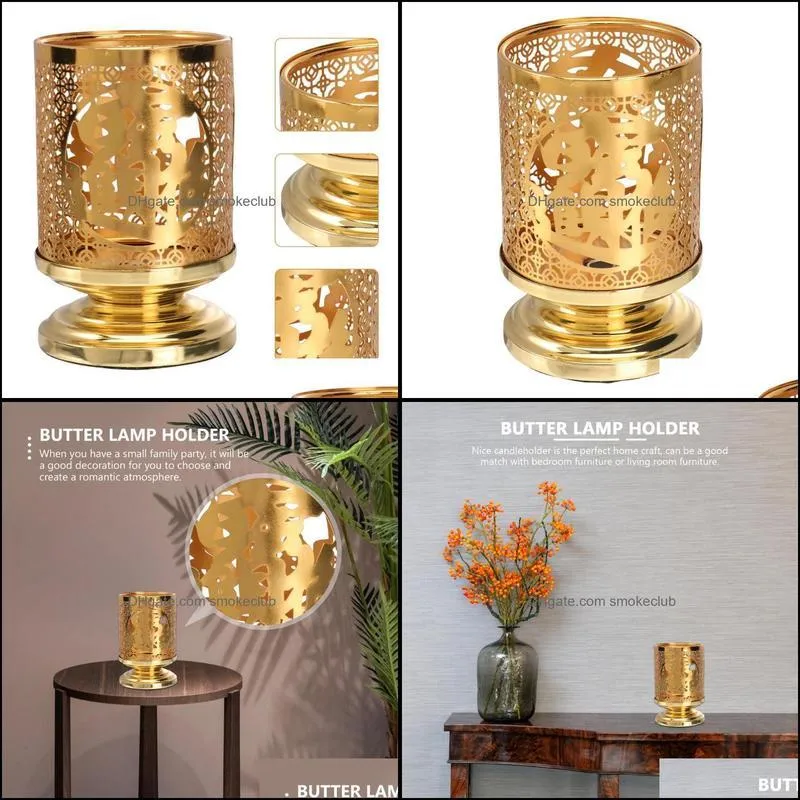 Candle Holders Retro Style Making Tin Can Alloy For DIY