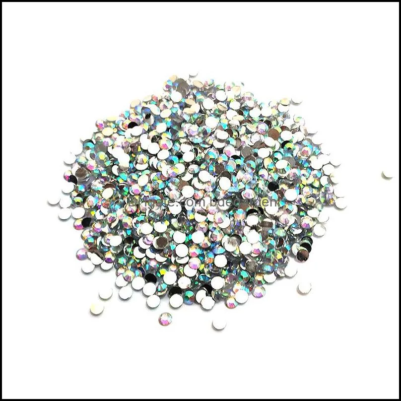 5000Pcs 5Mm Round Flat Back Resin Rhinestones For Womens Handmade Jewelry Accessories Rr021-Rr039 Drop Delivery 2021 Loose Beads Vwgeb