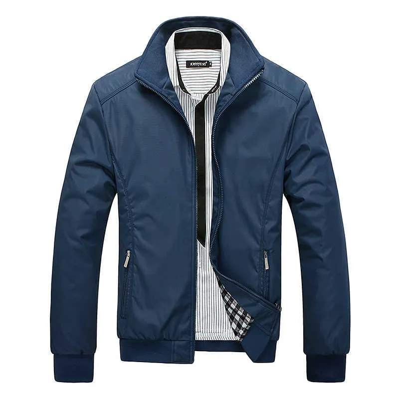 Mens Black Stand Collar Windbreaker Mens Coats And Jackets Casual Thin Design For Spring And Summer Big Size 5XL X0621 From Nickyoung01 17.96 DHgate.Com