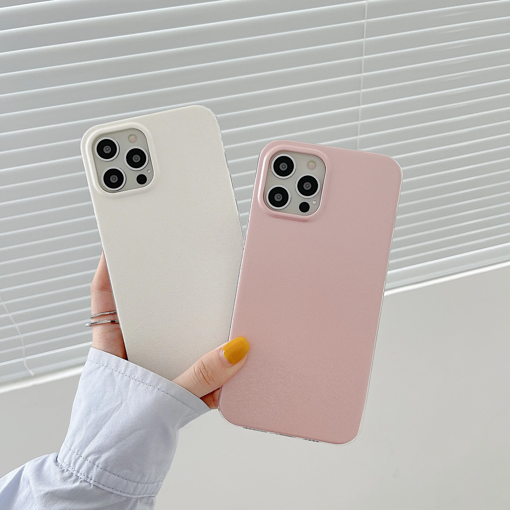 Сплошные Цветные Матовые Кожаные Чехлы Текстуры Для IPhone 12 Mini 11 Pro  XS MAX XR 8 7 Плюс Ударопрочный Жесткий PC Soft TPU Телефонный Чехол От  Saywant, 241 руб. | DHgate