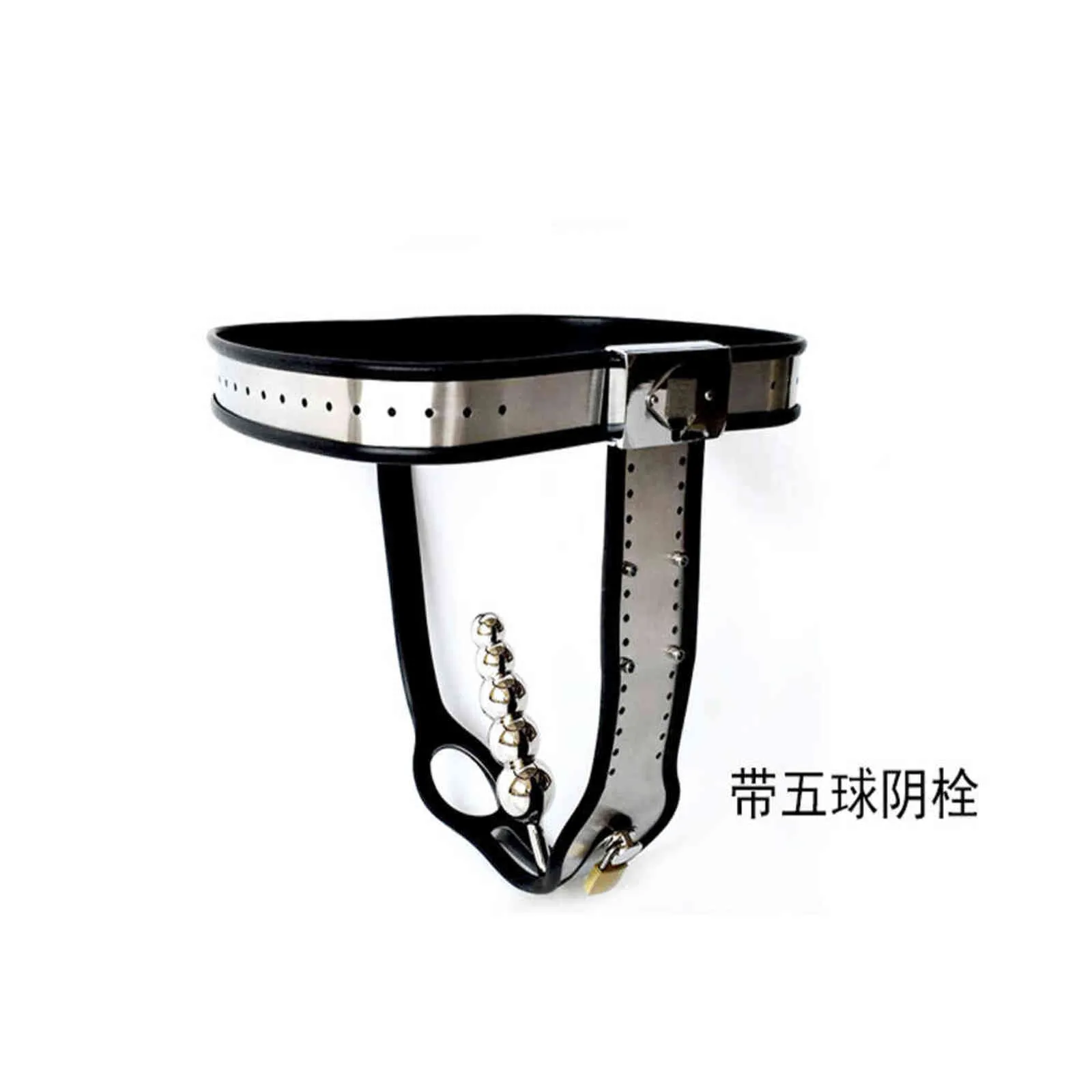 Stainless Steel Underwear New Women T Chastity Belt With Anal Plug