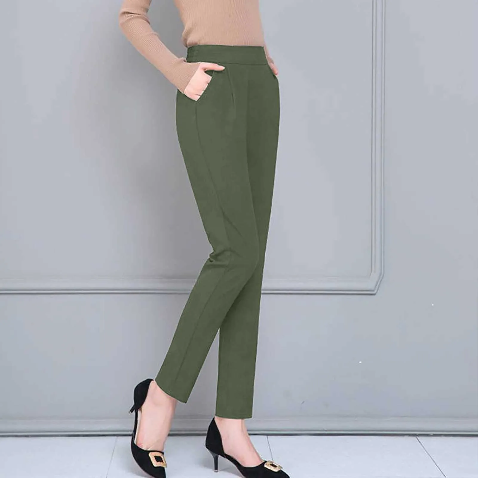Women Clothing Trousers Office Style | Office Pants Trousers Women - Office  Pants - Aliexpress