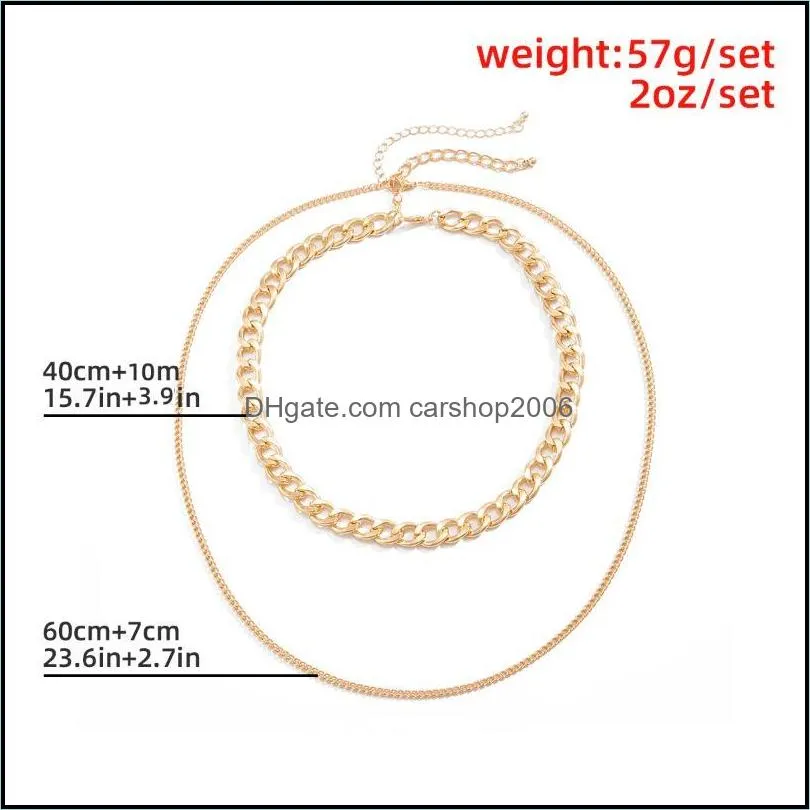 Chokers Lacteo Exaggerated Flat Snake Clavicle Chain Choker Necklace For Women And Men Hip Hop Cross Party Jeweley Gifts