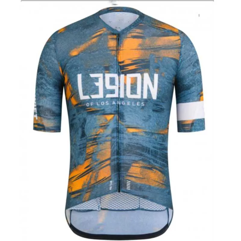 Conjuntos de Racing L39ion Manga Curta Jersey Homens Ciclismo Roupas Roon Bicicleta Set Ciclo Ropa Ciclismo Hombre Bib Bickcle Roupa