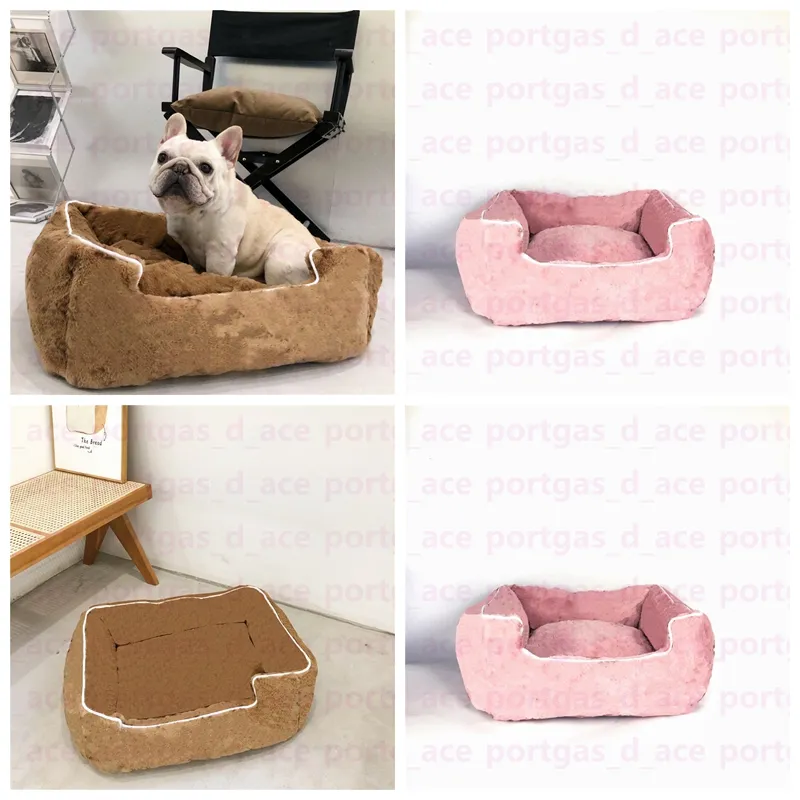 Vintage Flower Pets Bed Dogs Cats hiver chemins chaud Schnauzer Chihuahua Teddy Corgi Kennels Ins Fashion Dog Beds Sofa