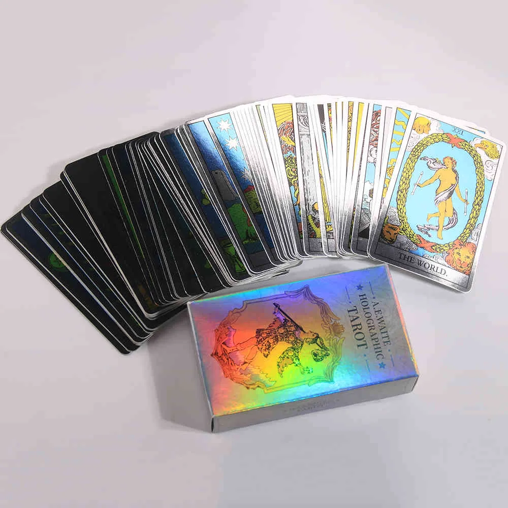 holographic tarot cards The Illuminated Prisma Visions Tarot (10th Anniversary Edition) - Advance Copy - Illuminated Edition Advance Copy main image 0