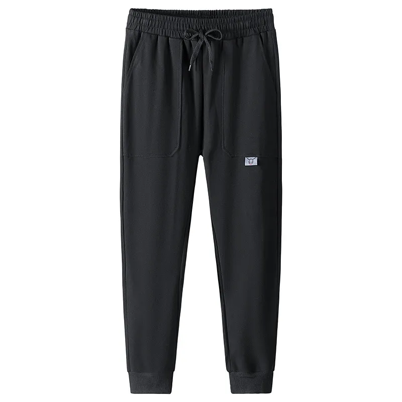 Sportbyxor Mens lösa joggingbyxor Hip Hop Pant Byxor Streetwear L-5XL 2021 Svart Blå Grå