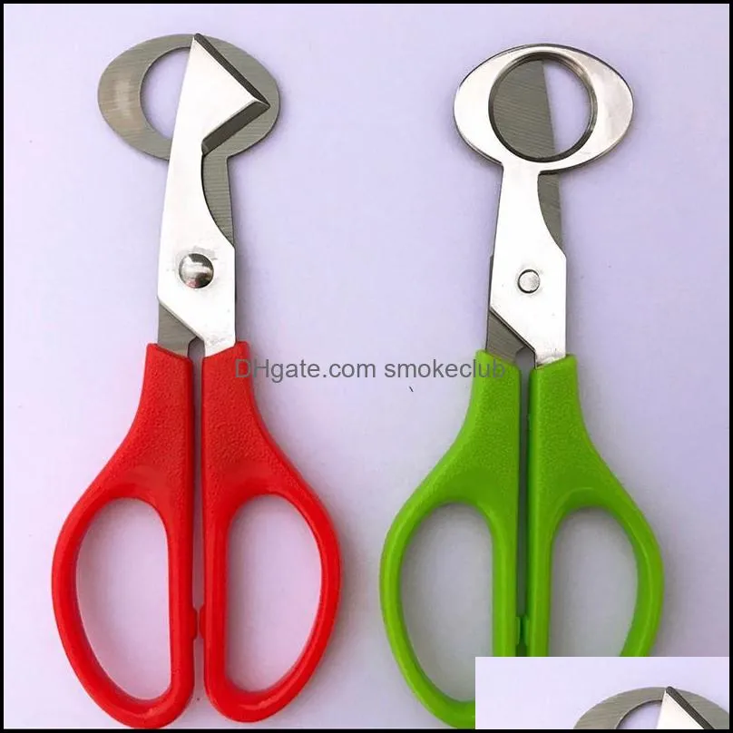 NEW5 Color Stainless Steel Egg Opener Tool Quail Eggs Scissors Cutter Household Kitchen Tools EWA6013