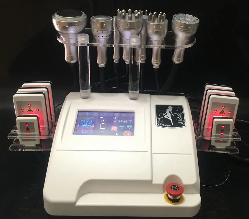 Machine de liposuccion Laser Lipo à Cavitation ultrasonique 8 en 1, appareil amincissant pour la forme du corps, radiofréquence RF