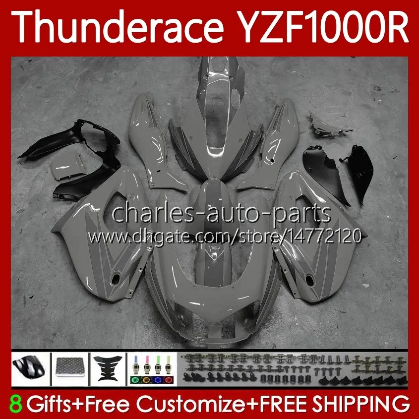 Yamaha YZF1000R Thunderace Ney Grey YZF 1000R 1000 R 96-07 ZF-1000R 96 97 98 99 00 01 YZF1000-R 02 03 04 05 06 04 04 05 06 2007 2007フェアリングキット