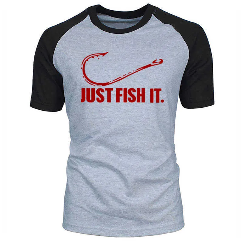 Fish It Funny Angler Hook Bait&Tackle Preshrunk Cotton Raglan Fishing T  Shirts For Men Fashionable And Funny Fish Tirt 210629 From Mu03, $8.82