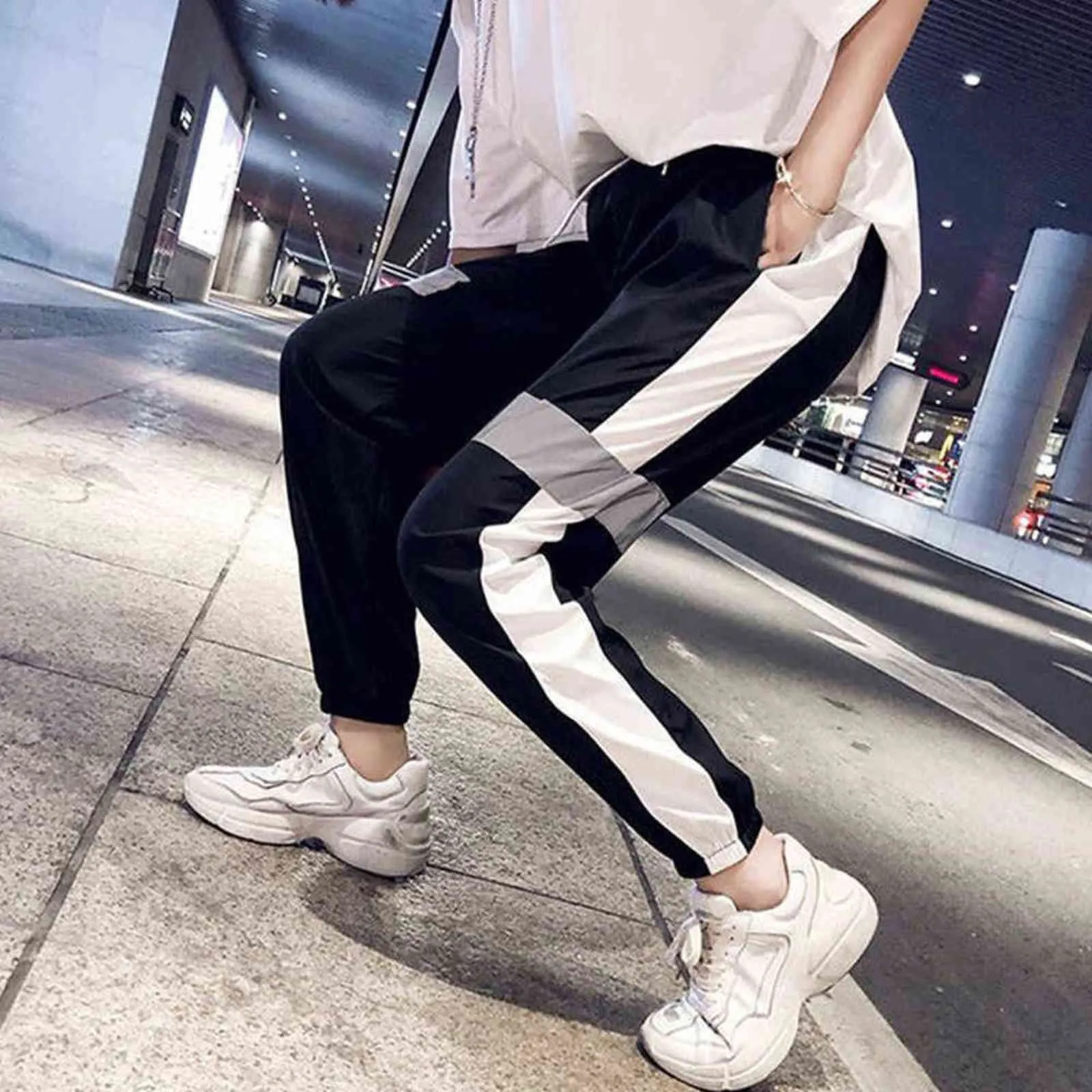 High Street Harajuku Harem Jogging Ladies Track Pants Quick Drying, Plus  Size 5XL White Sport Long Ladies Track Pants For Women Cargo Femme 211124  From Mu01, $10.84