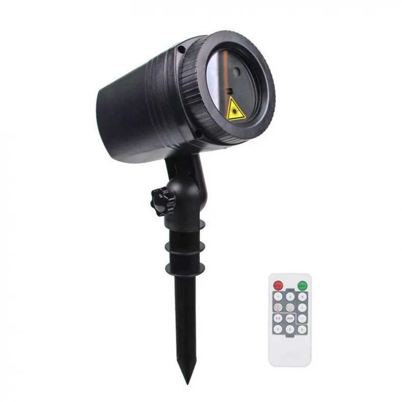 Lampy trawnikowe WL-502A 12 Wzory projektor Laser Light Waterproof LED Dynamiczny Lampa z RF RF Pilot do wakacji/dekoracji